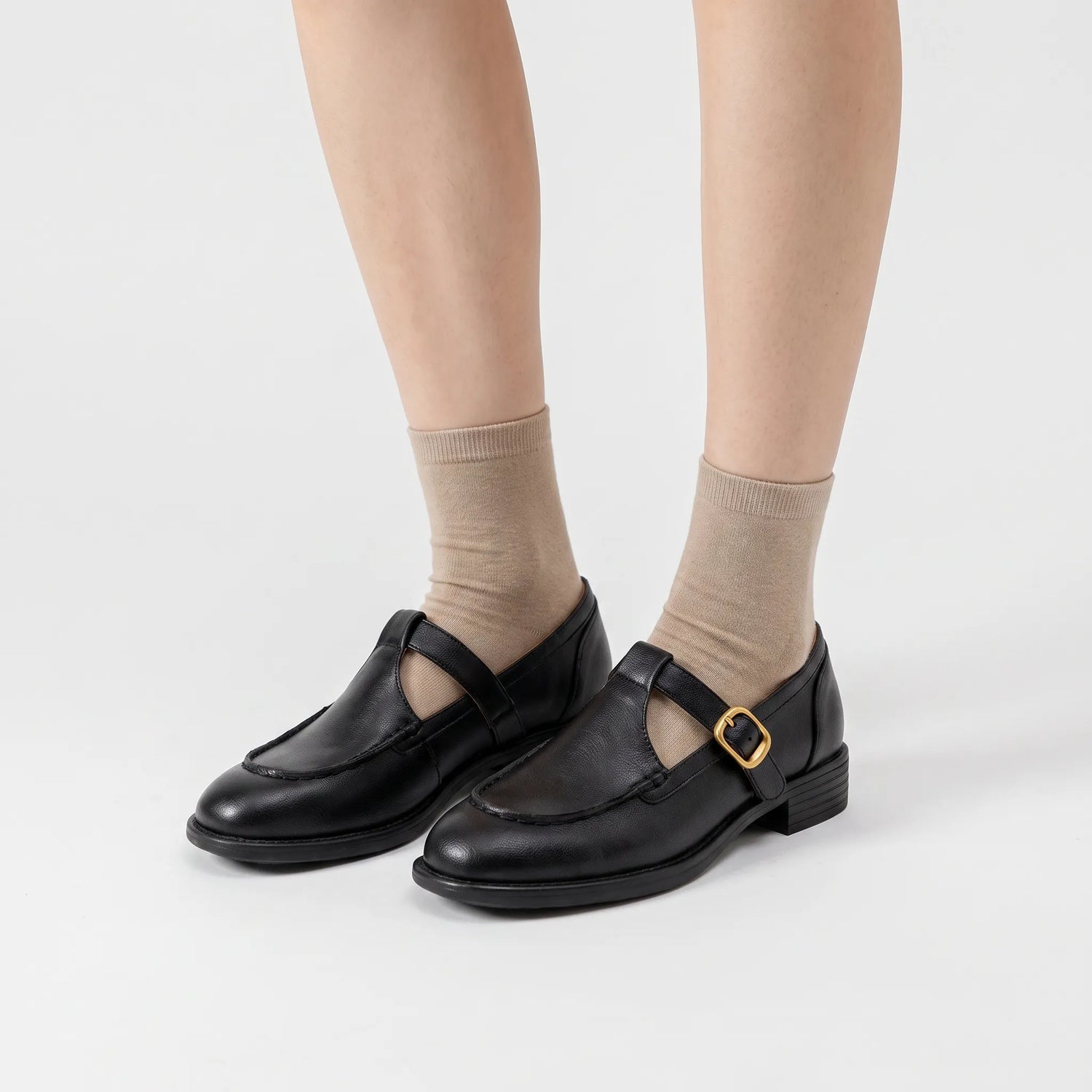Aetris - T-Strap Retro Mary Jane Shoes