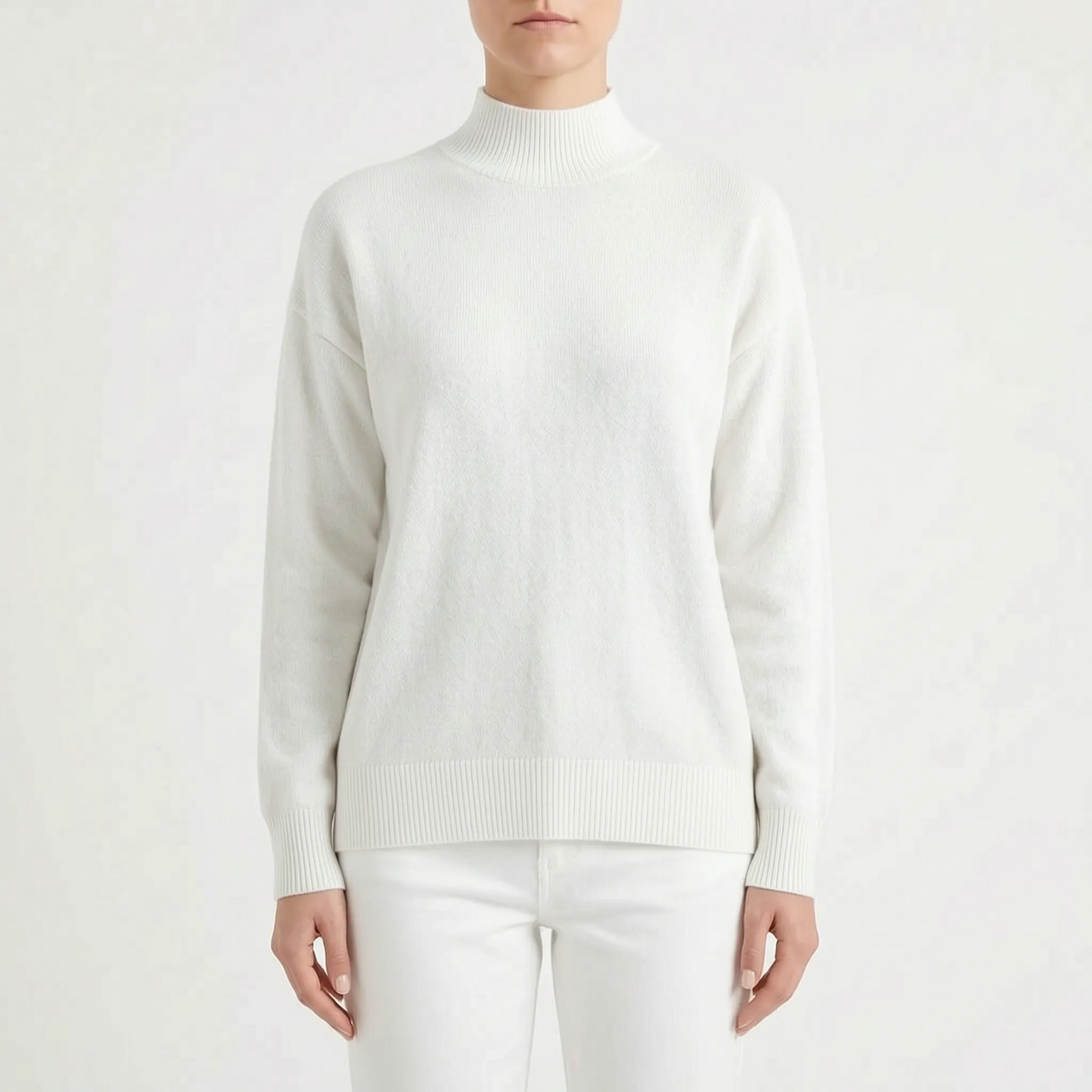 CozyKnit - Relaxed Fit Turtleneck Sweater