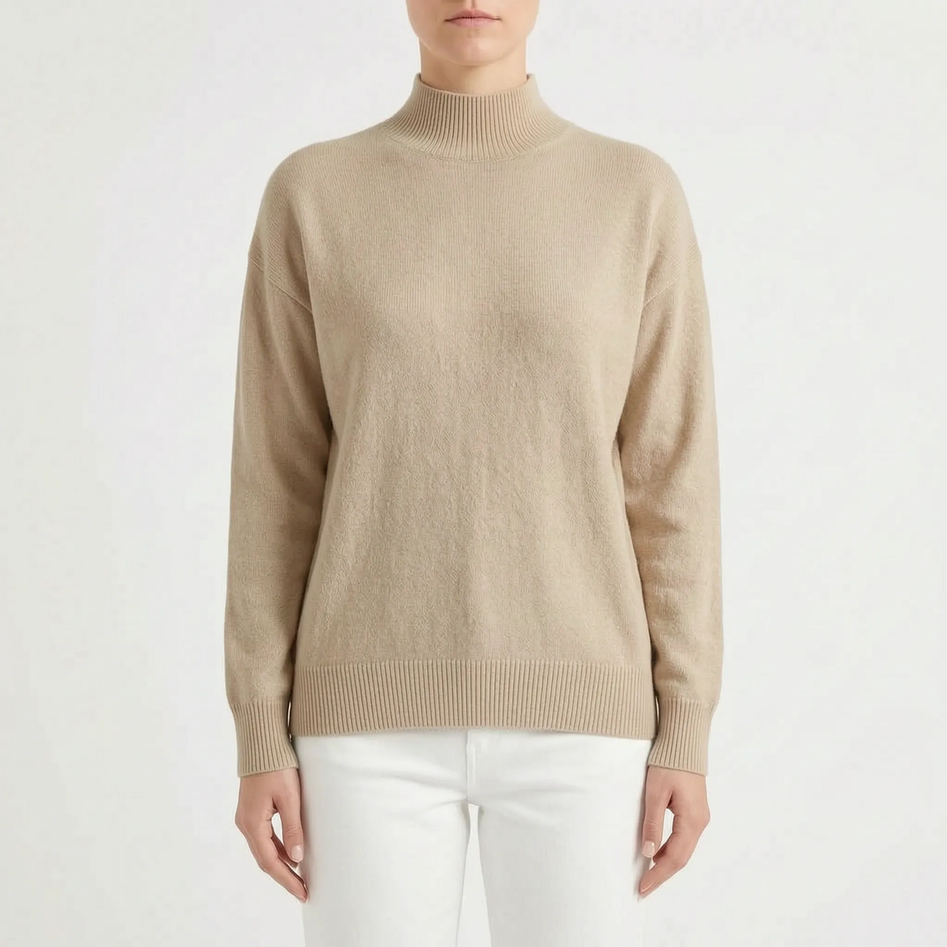CozyKnit - Relaxed Fit Turtleneck Sweater
