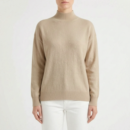 CozyKnit - Relaxed Fit Turtleneck Sweater