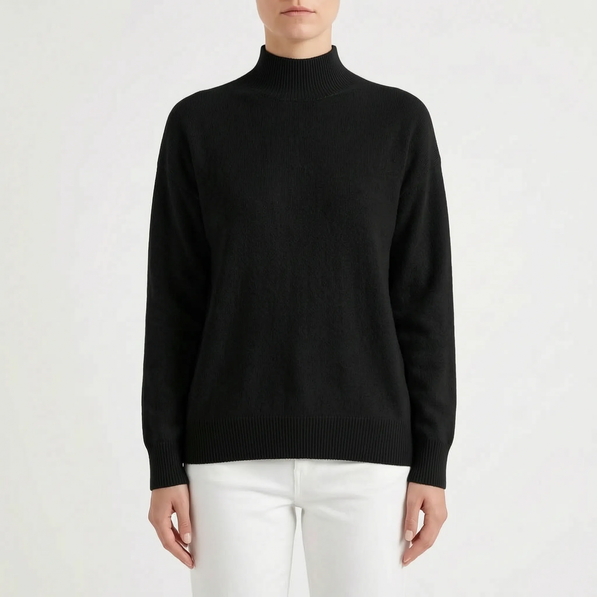 CozyKnit - Relaxed Fit Turtleneck Sweater
