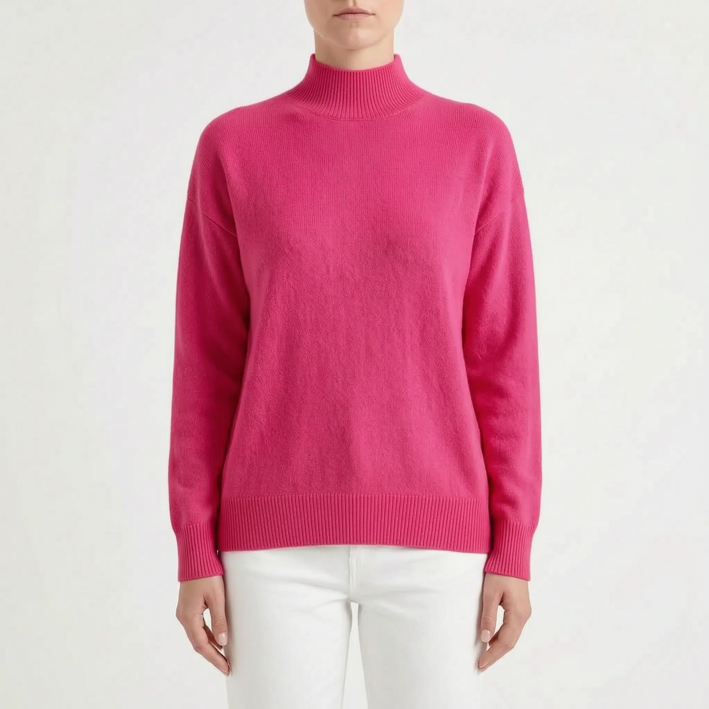 CozyKnit - Relaxed Fit Turtleneck Sweater