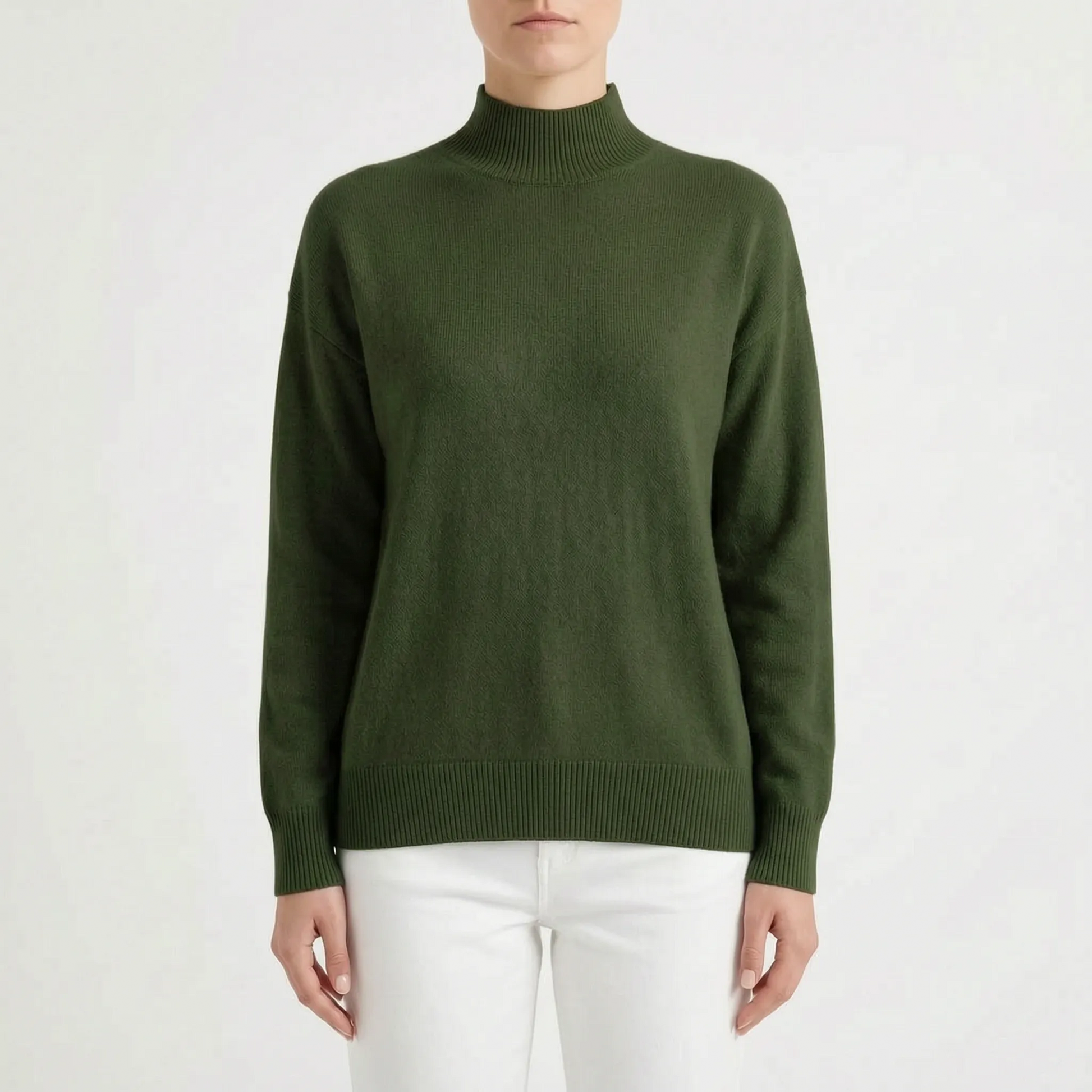 CozyKnit - Relaxed Fit Turtleneck Sweater