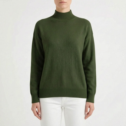 CozyKnit - Relaxed Fit Turtleneck Sweater