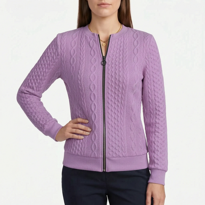 KnitVibe - Zip Up Knitted Sweater