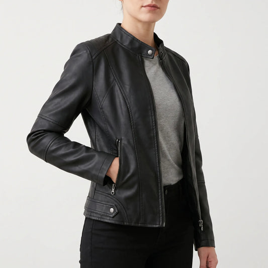 MotoEdge - Structured Moto Jacket