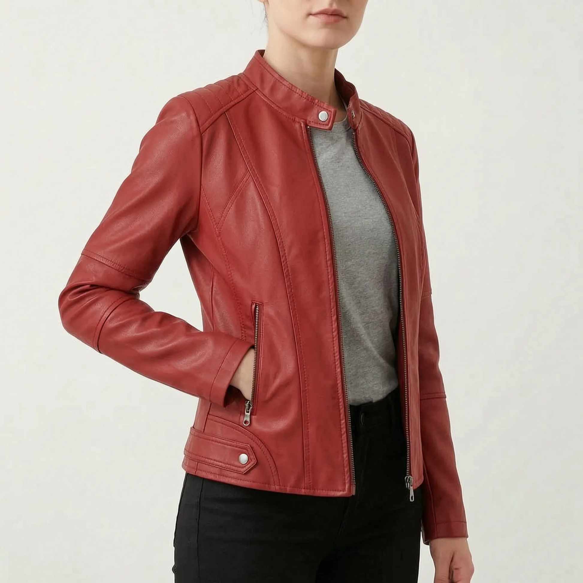 MotoEdge - Structured Moto Jacket