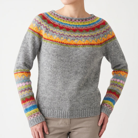 Nordinia - Nordic-Inspired Festive Knit Sweater