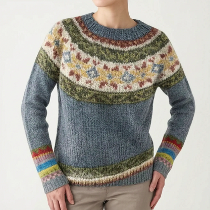 Nordinia - Nordic-Inspired Festive Knit Sweater