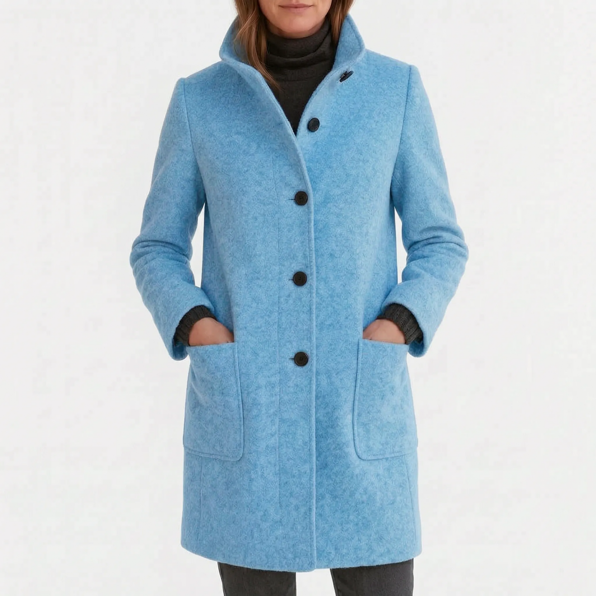 Valara - Single Breasted Structured Womens Coat