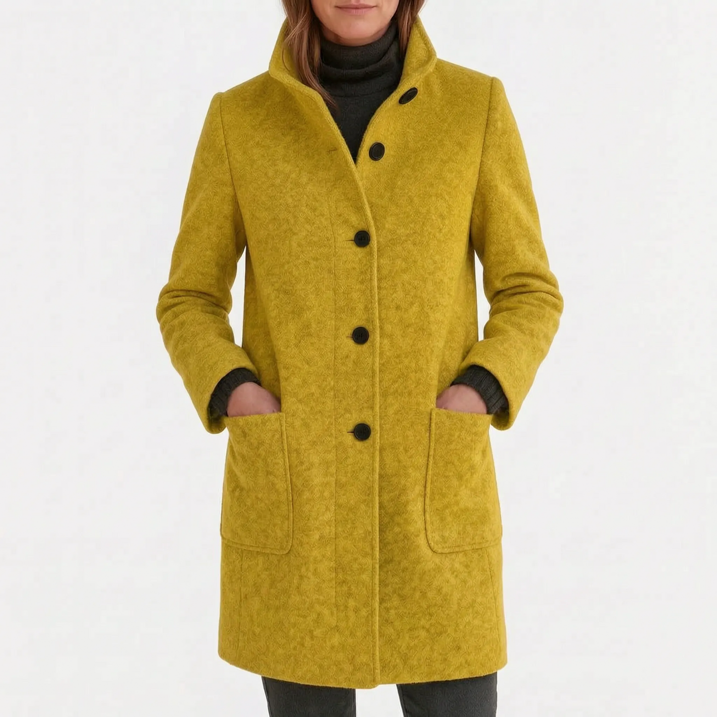 Valara - Single Breasted Structured Womens Coat