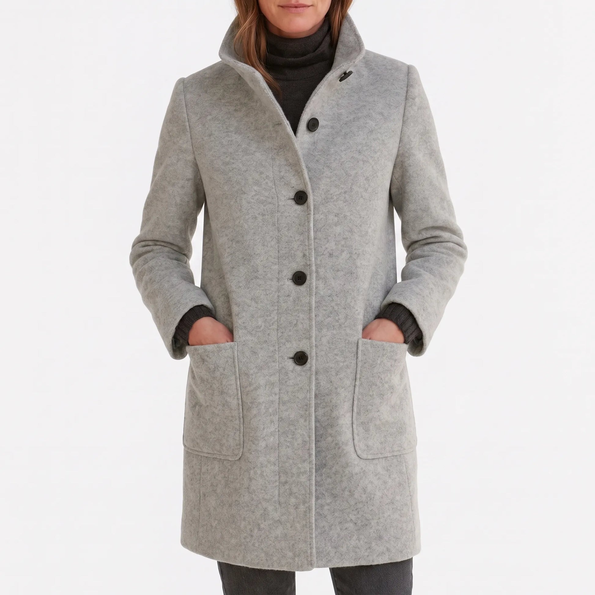 Valara - Single Breasted Structured Womens Coat