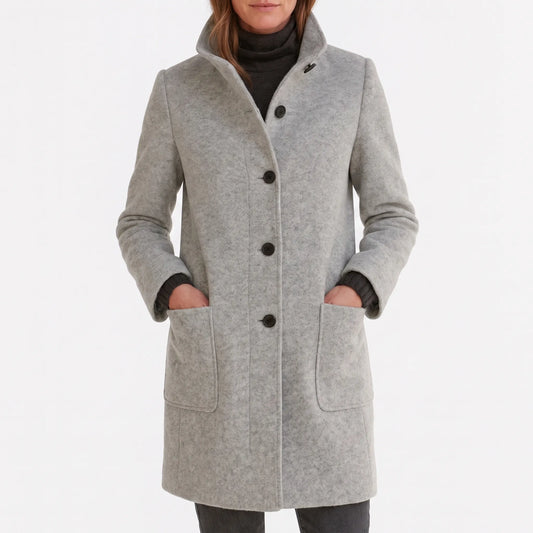 Valara - Single Breasted Structured Womens Coat