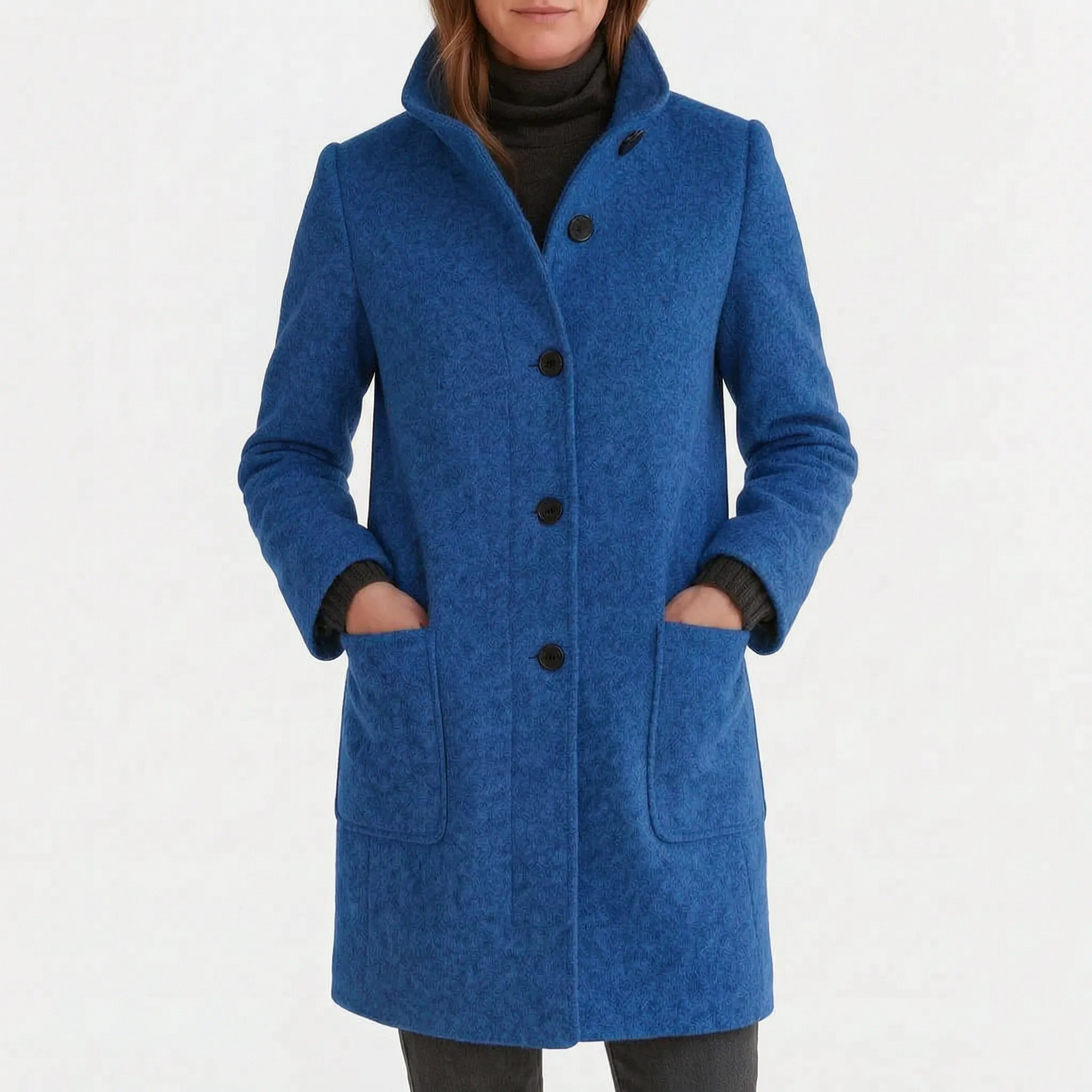 Valara - Single Breasted Structured Womens Coat