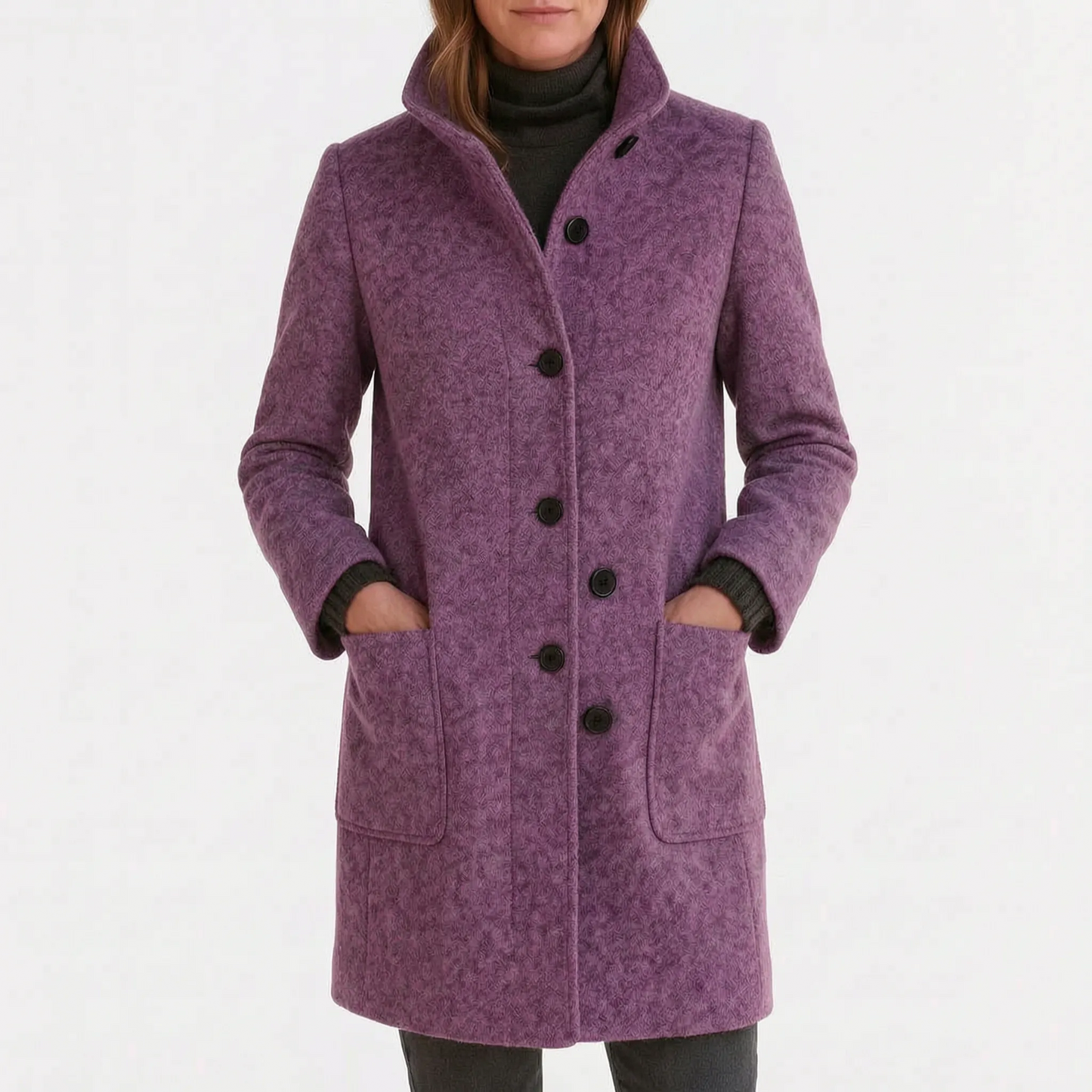 Valara - Single Breasted Structured Womens Coat