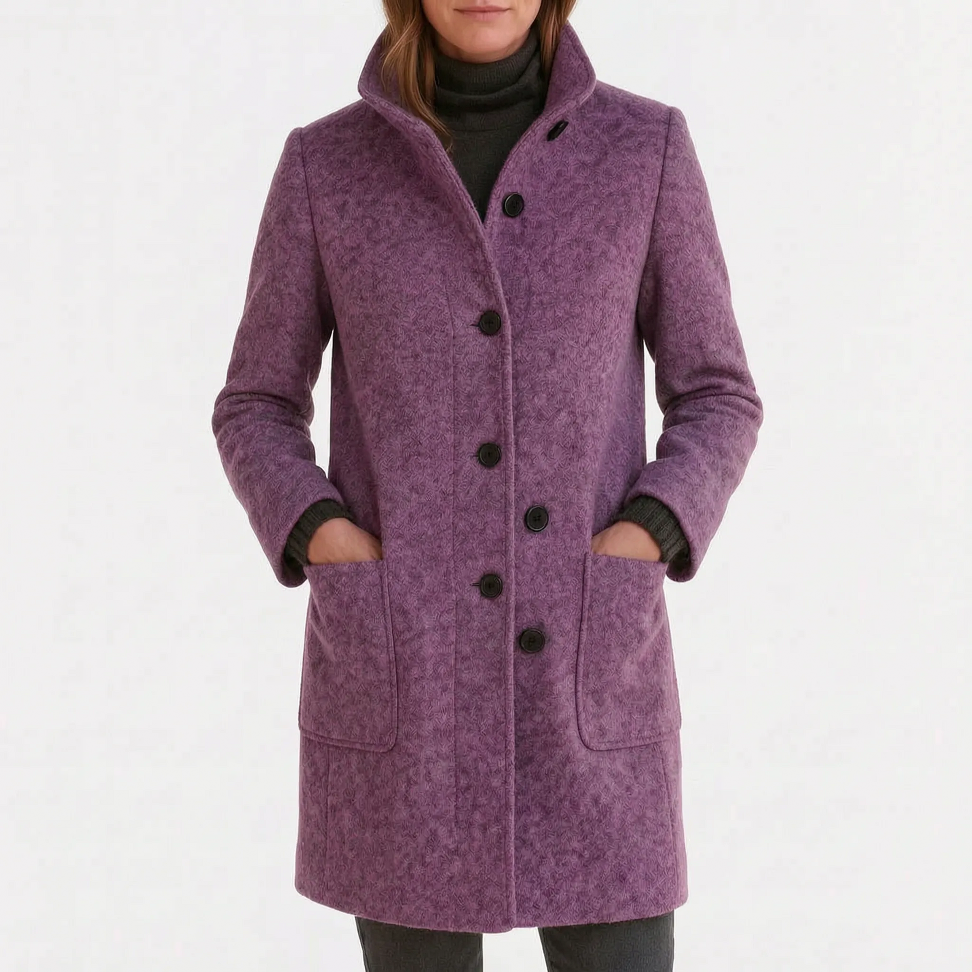 Valara - Single Breasted Structured Womens Coat