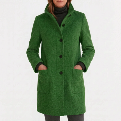 Valara - Single Breasted Structured Womens Coat