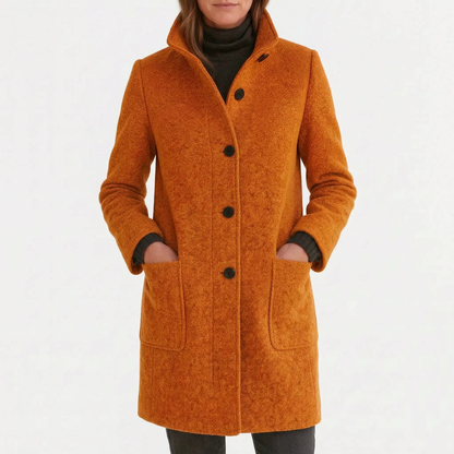 Valara - Single Breasted Structured Womens Coat