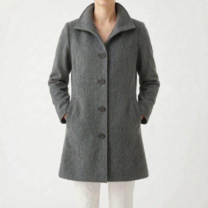 Velleza - Single-Breasted Winter Coat