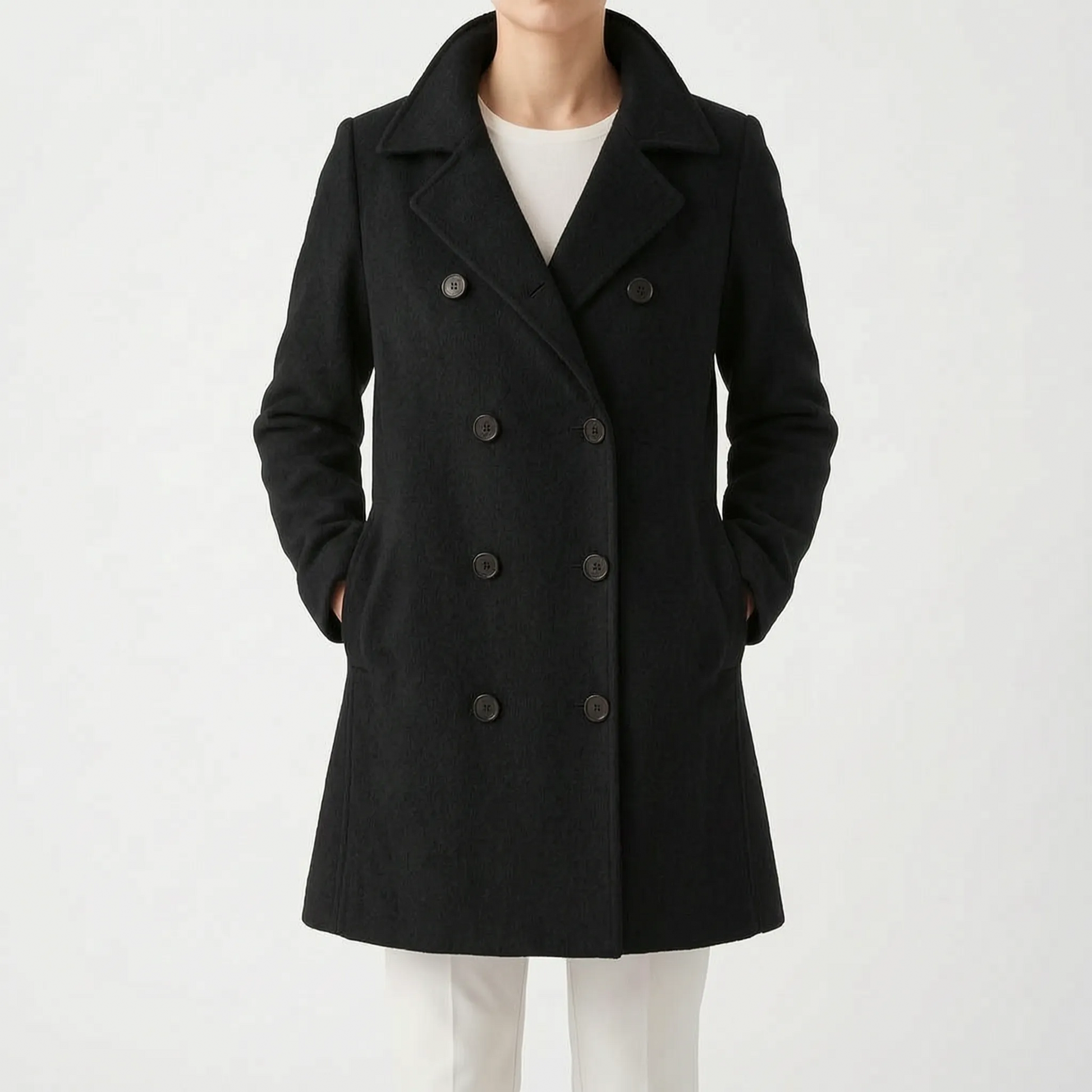 Velleza - Single-Breasted Winter Coat