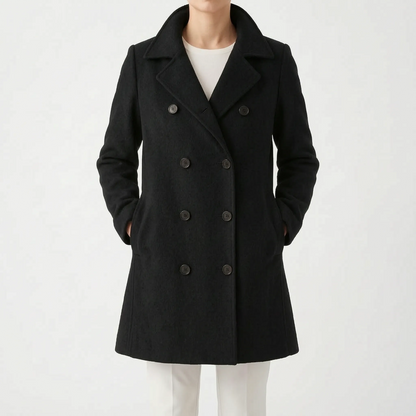 Velleza - Single-Breasted Winter Coat