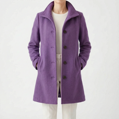 Velleza - Single-Breasted Winter Coat