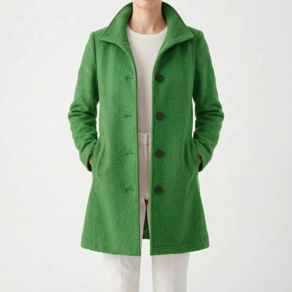 Velleza - Single-Breasted Winter Coat