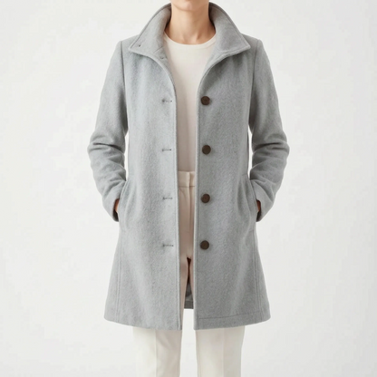 Velleza - Single-Breasted Winter Coat