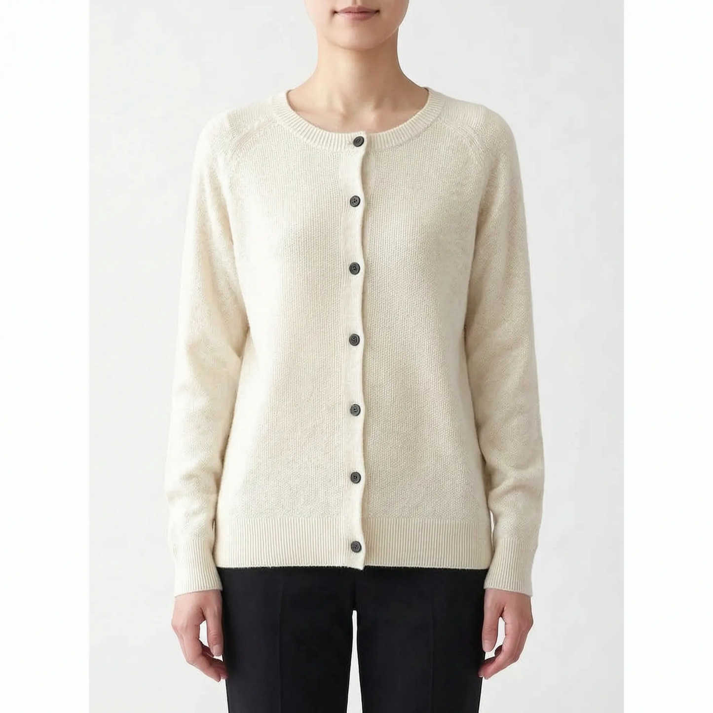 VeraKnit - Buttoned Knit Cardigan
