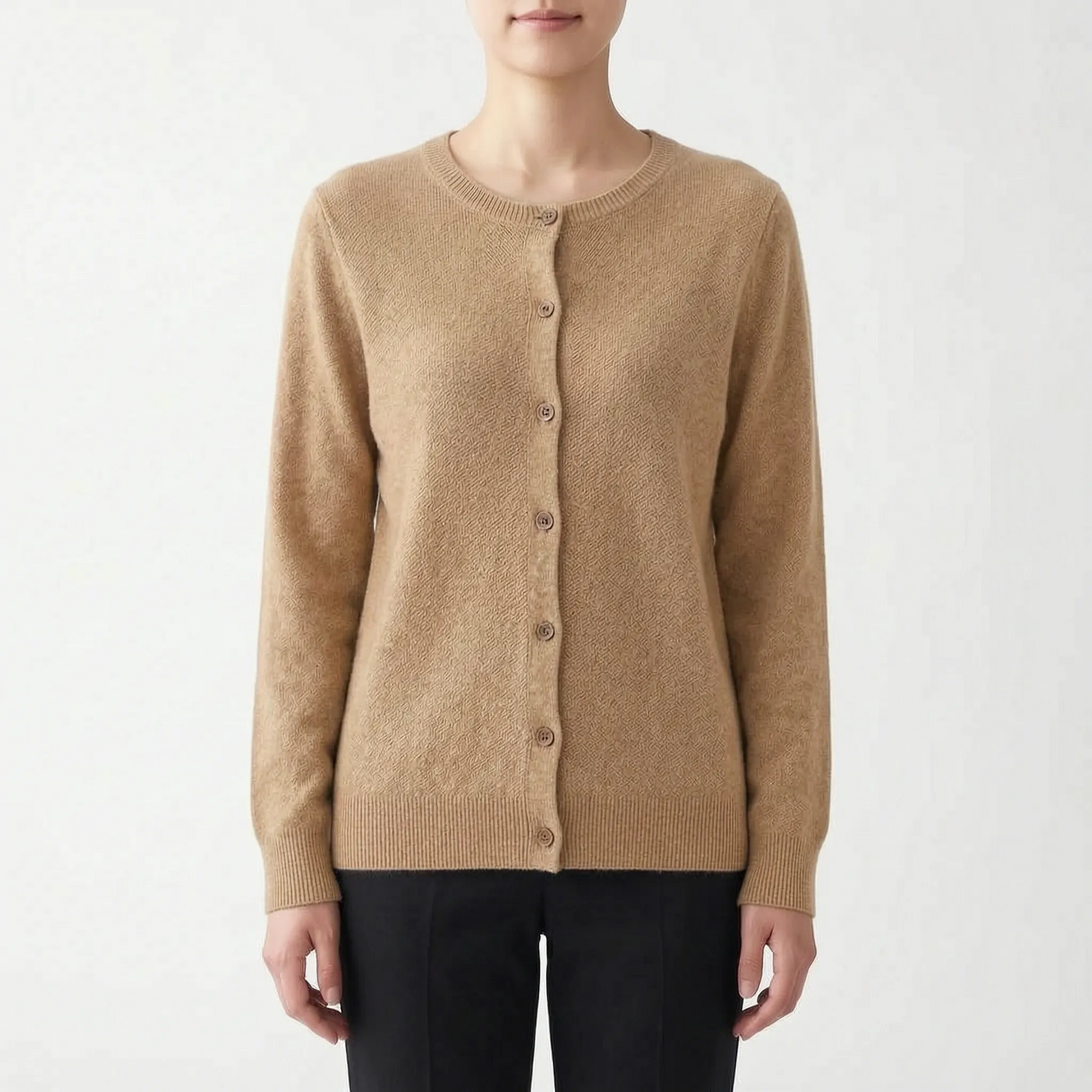 VeraKnit - Buttoned Knit Cardigan