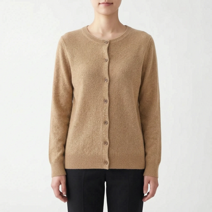 VeraKnit - Buttoned Knit Cardigan