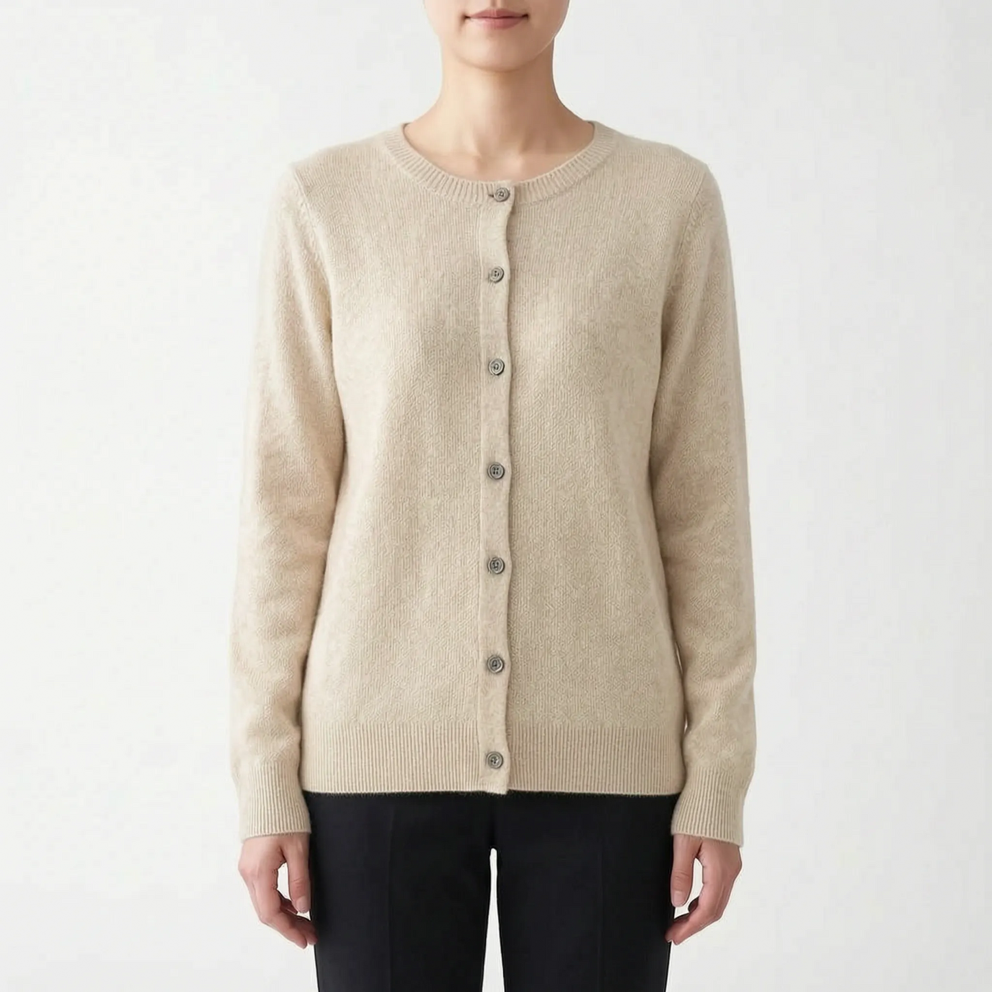 VeraKnit - Buttoned Knit Cardigan