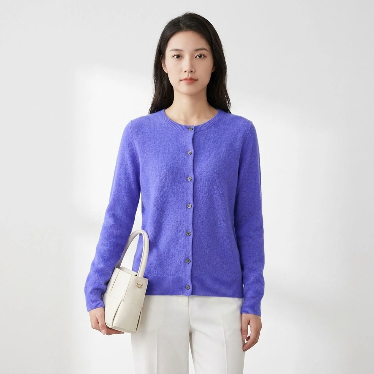 VeraKnit - Buttoned Knit Cardigan