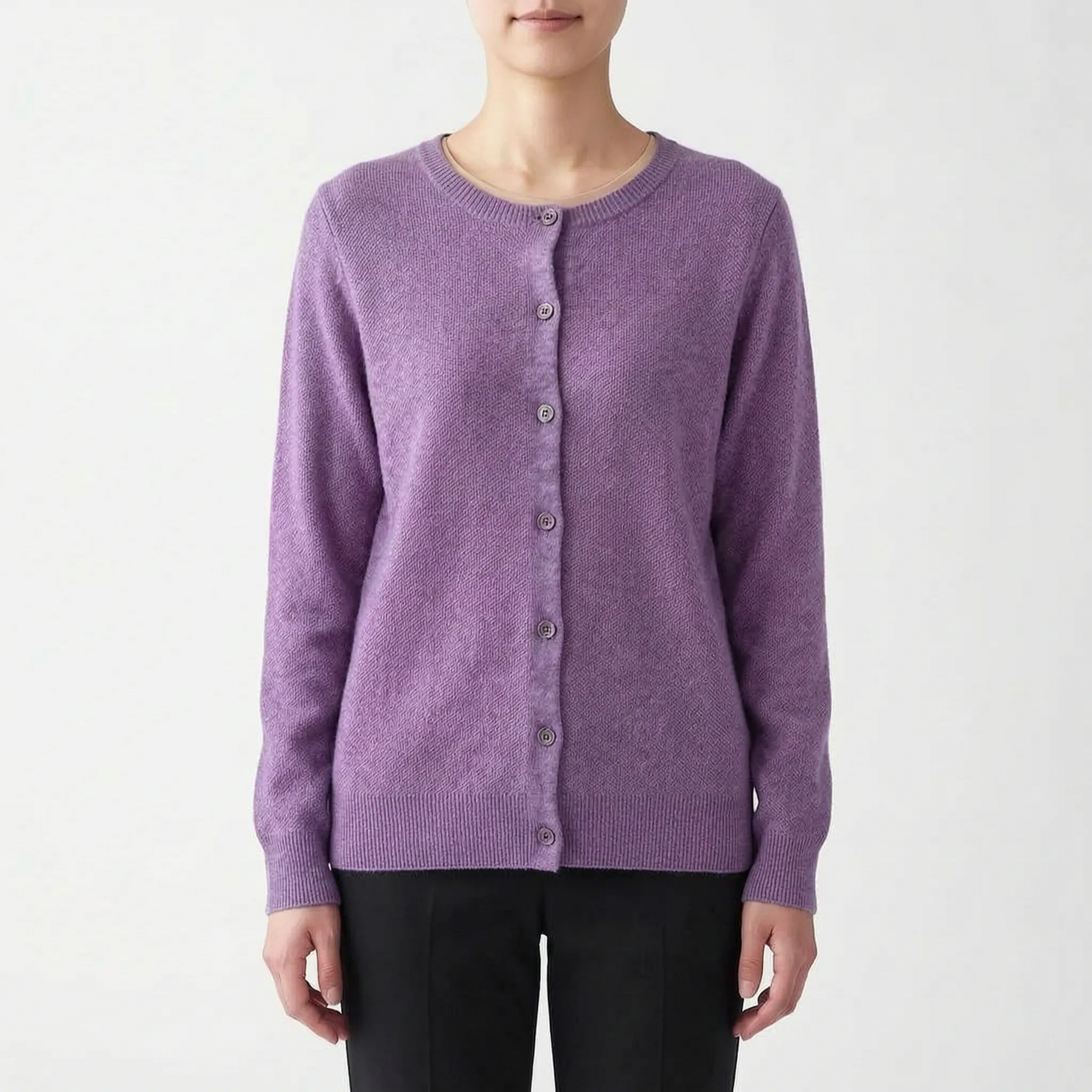 VeraKnit - Buttoned Knit Cardigan