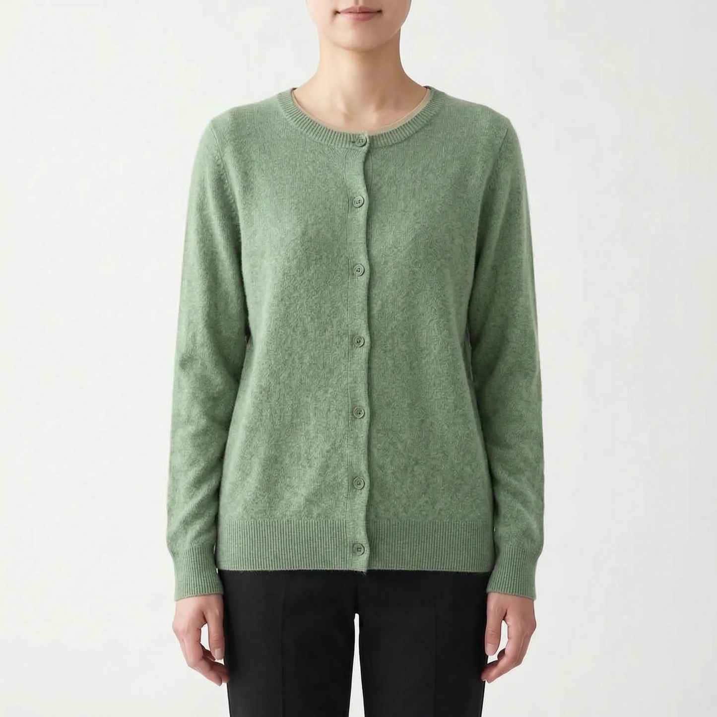 VeraKnit - Buttoned Knit Cardigan
