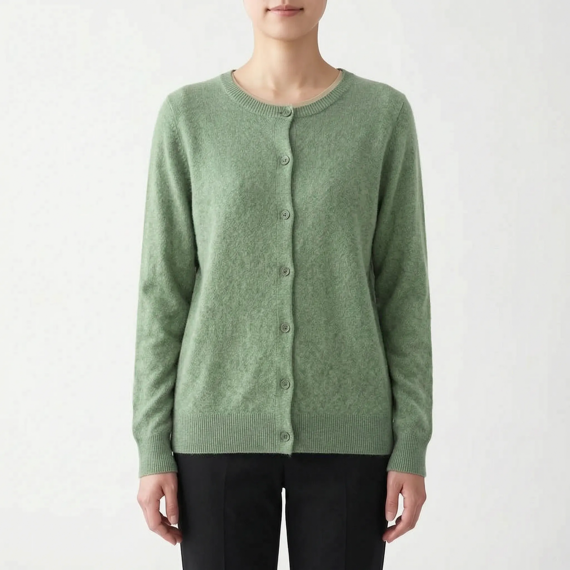 VeraKnit - Buttoned Knit Cardigan