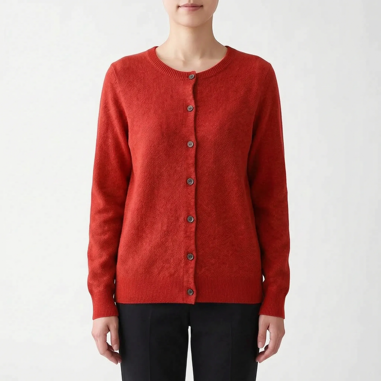 VeraKnit - Buttoned Knit Cardigan