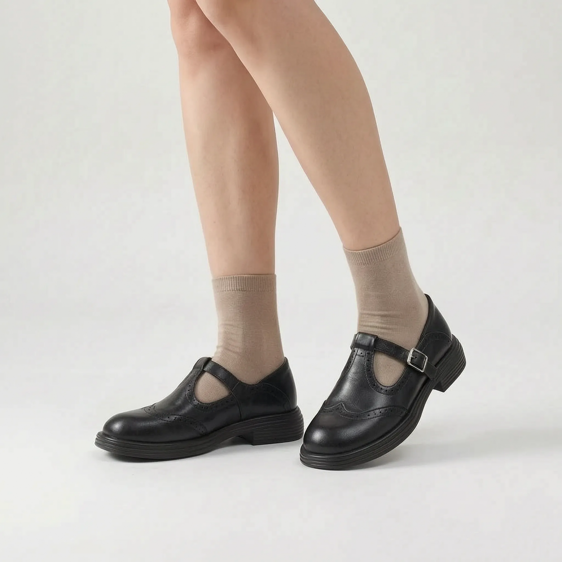 Vintara - Vintage Style T-Strap Mary Jane Shoes