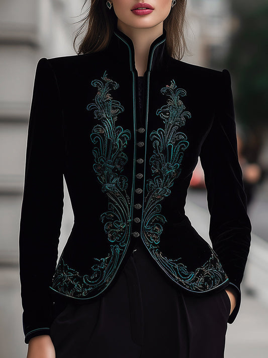 Women's Blazer - Tailored, Button-Front