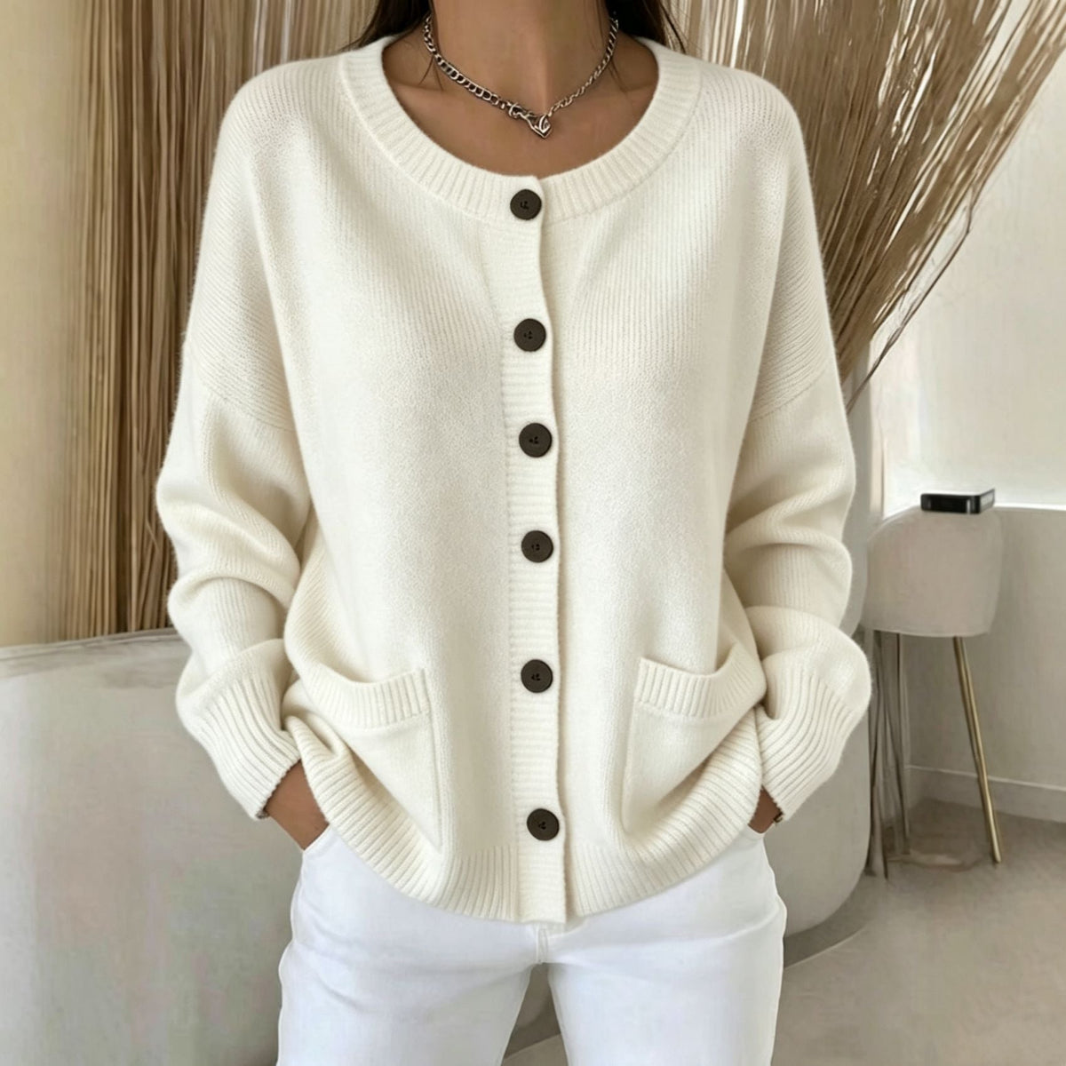 Women's Cardigan - Button-Front