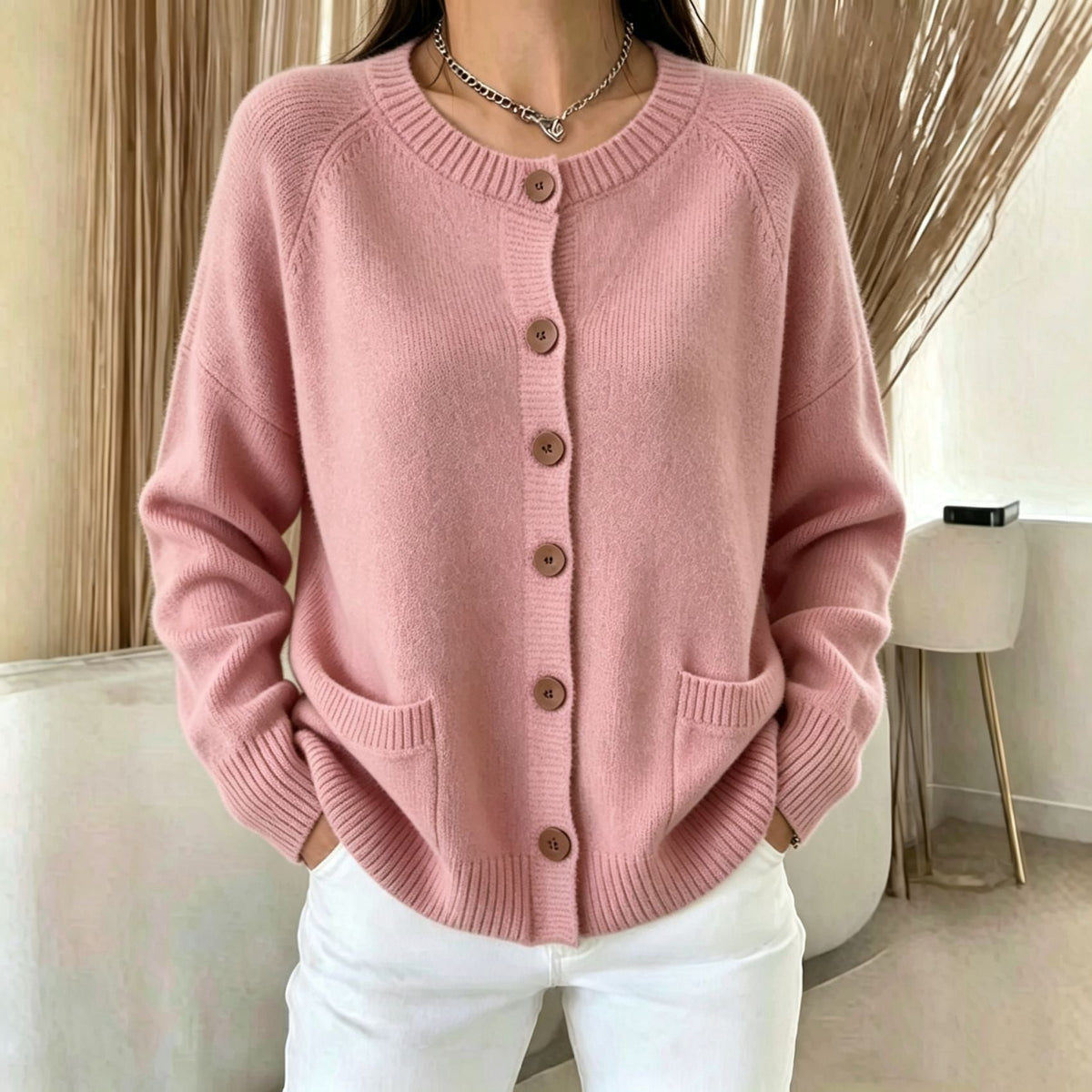 Women's Cardigan - Button-Front