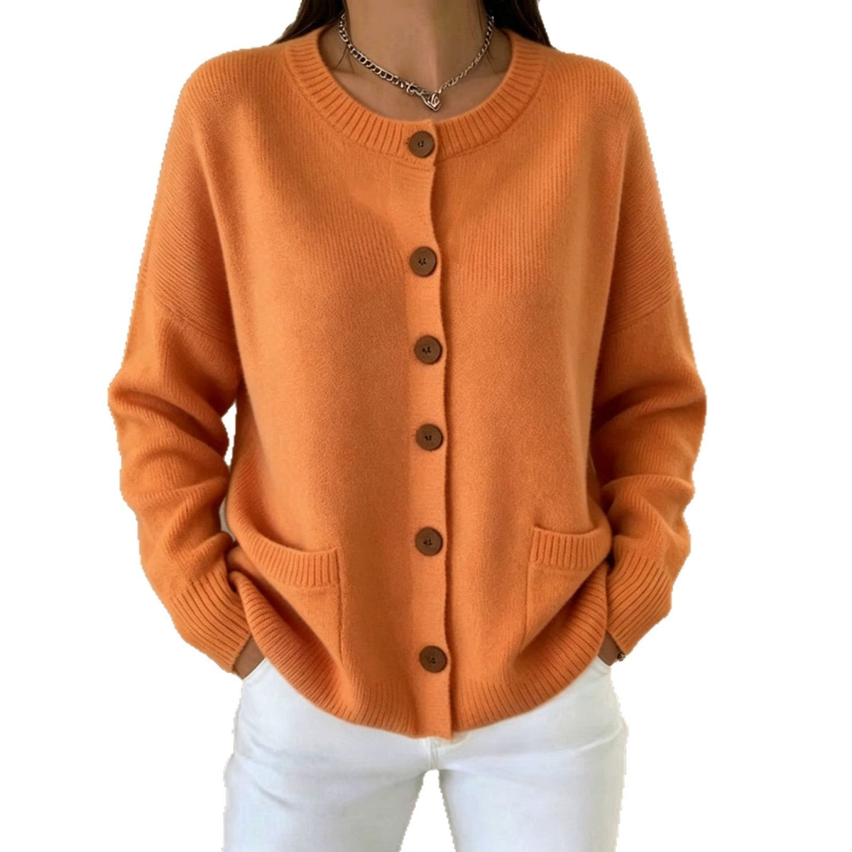 Women's Cardigan - Button-Front