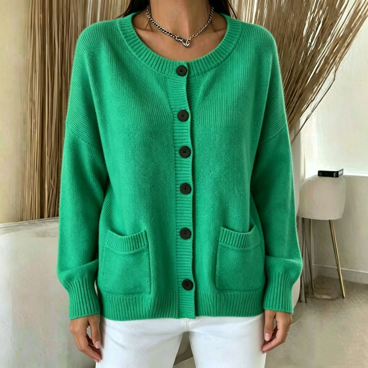 Women's Cardigan - Button-Front