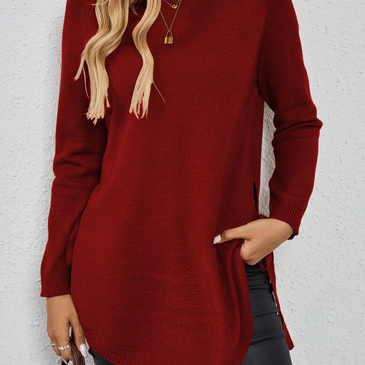 Women's Knit Sweater - Longline